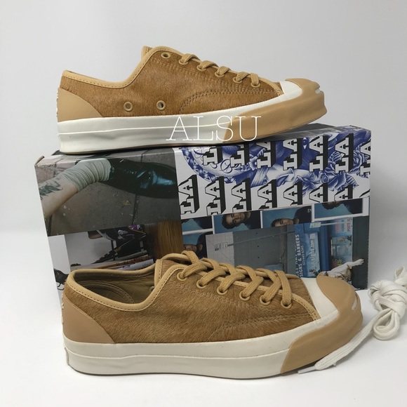 Converse JP Signature OX Fur Camel W AUTHENTIC - Picture 2 of 8